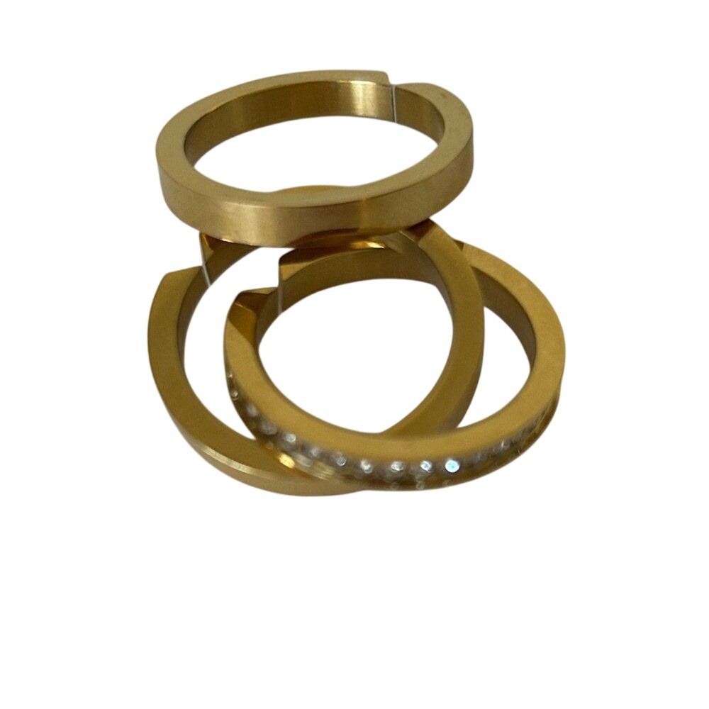 Vita Fede Cassio Pave Stackable Detachable Rings